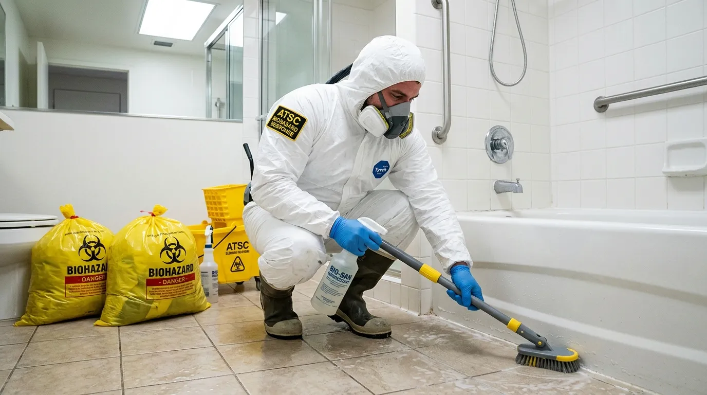 Decontamination equipment deployed for Blood Cleanup in Mayfield Heights